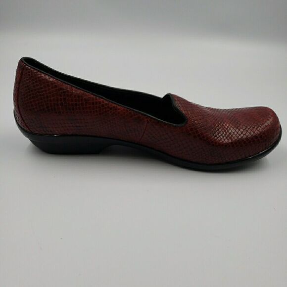 Dansko Womens Loafer Shoes Olivia Faux Snakeskin Leather Slip-On Loafer Size 38 - Picture 5 of 16